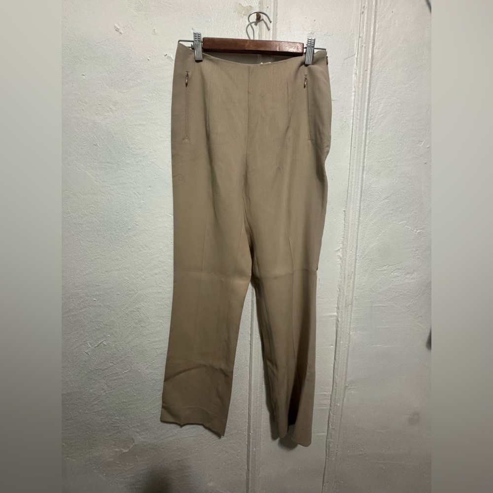Akris Beige Straight-Leg Chinos